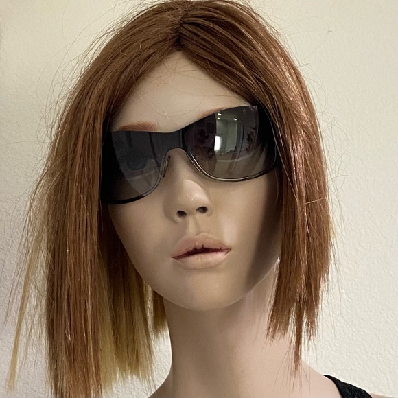 D&G DOLCE & GABBANA DG2019-M 342/8G 120 3N Oversized Oval Wrap Around Sunglasses - Picture 2 of 16